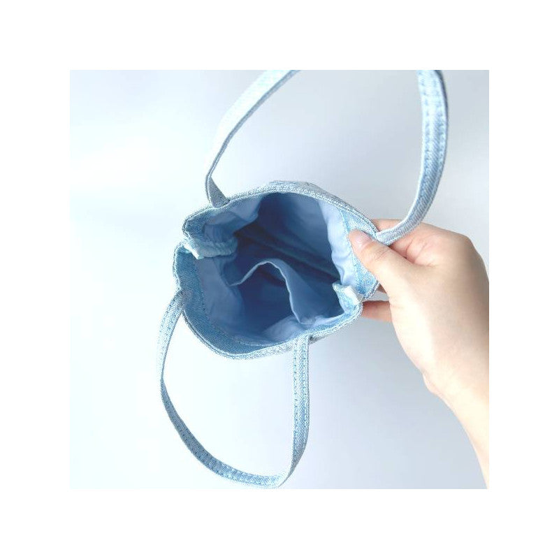 MINI TOTE BAG JIJI FLEUR BLUE – KIKI LA PETITE SORCIÈRE