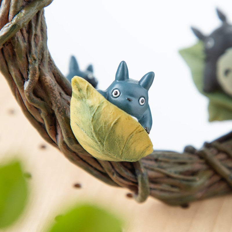 MIROIR TOTORO GUIRLANDE DE FLEURS- MON VOISIN TOTORO