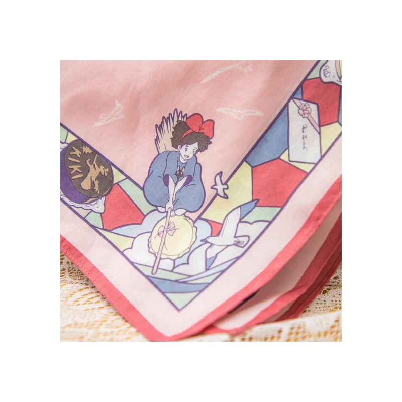 MOUCHOIR CHEMIN DU VENT ROUGE - KIKI LA PETITE SORCIÈRE