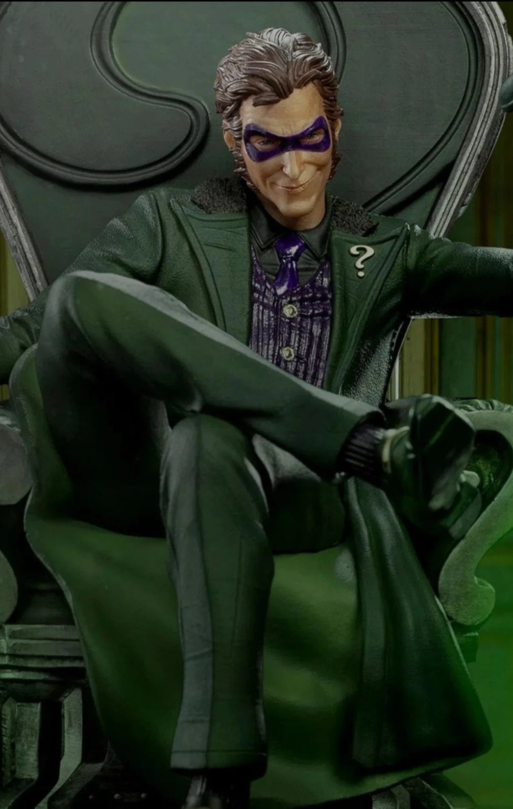 Iron Studios - Arts Scale 1/10 - DC Comics - The Riddler Statue 24cm - flash vidéo