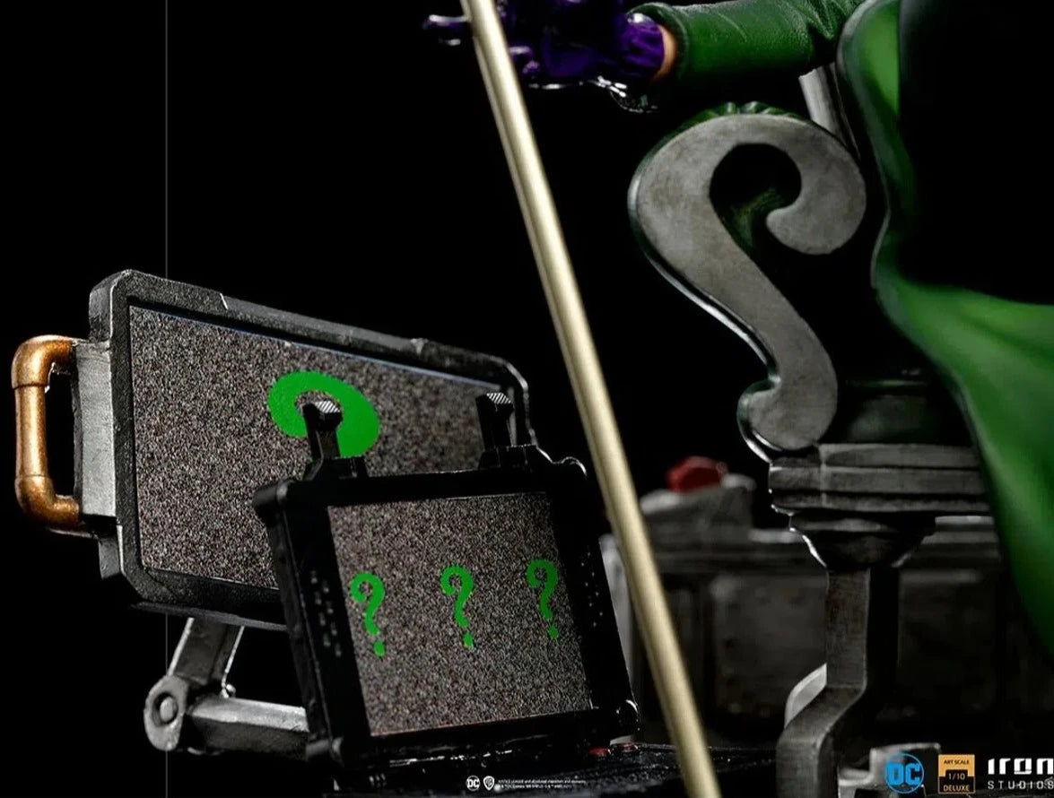 Iron Studios - Arts Scale 1/10 - DC Comics - The Riddler Statue 24cm - flash vidéo