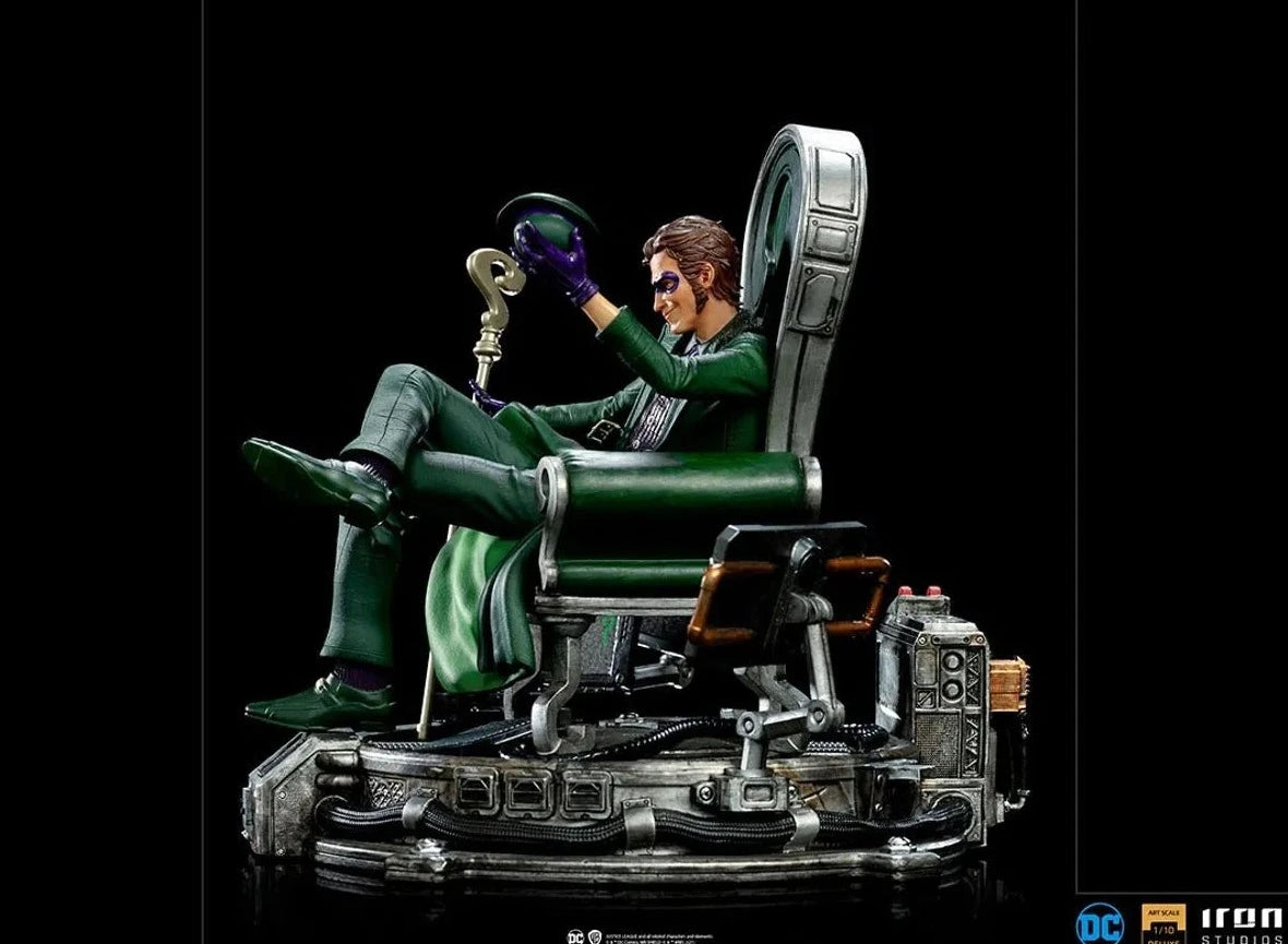 Iron Studios - Arts Scale 1/10 - DC Comics - The Riddler Statue 24cm - flash vidéo