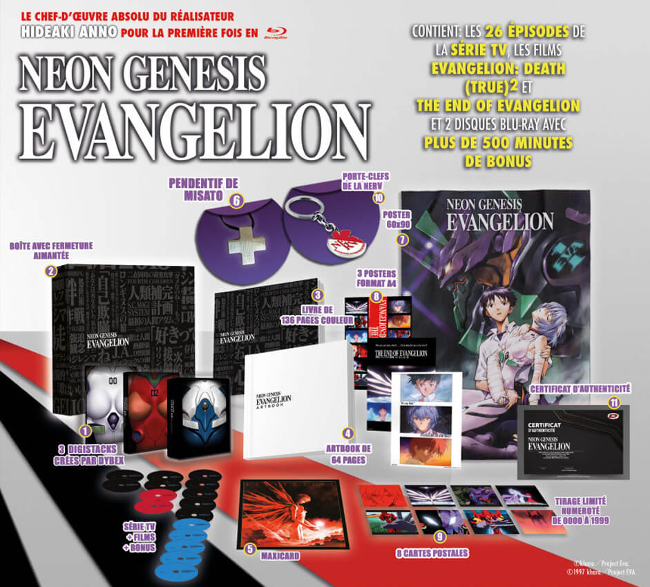 Evangelion - Édition Limitée Collector - Noir - Combo DVD + Blu-ray - flash vidéo