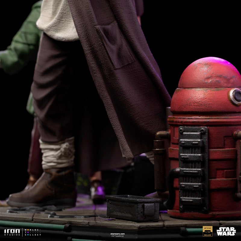 OBI-WAN AND YOUNG LEIA - STAR WARS DELUXE ART SCALE 1/10