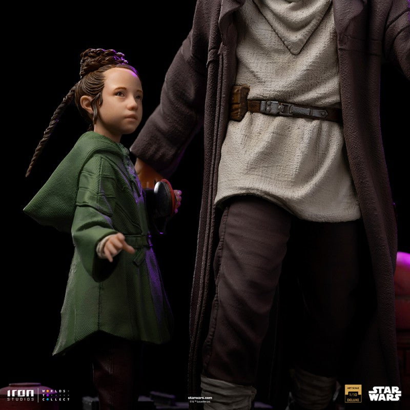 OBI-WAN AND YOUNG LEIA - STAR WARS DELUXE ART SCALE 1/10