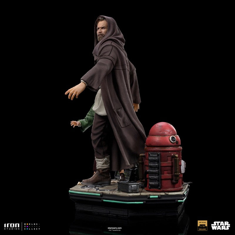 OBI-WAN AND YOUNG LEIA - STAR WARS DELUXE ART SCALE 1/10