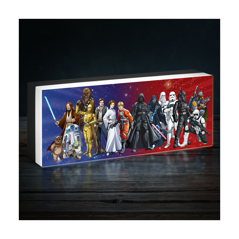 Star Wars - Lampe Personnages République et Empire - flash vidéo