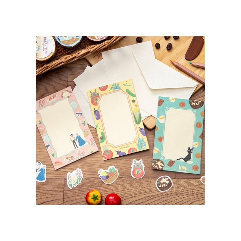 PAPIER À LETTRES BREAK TIME COOKIES - KIKI LA PETITE SORCIÈRE