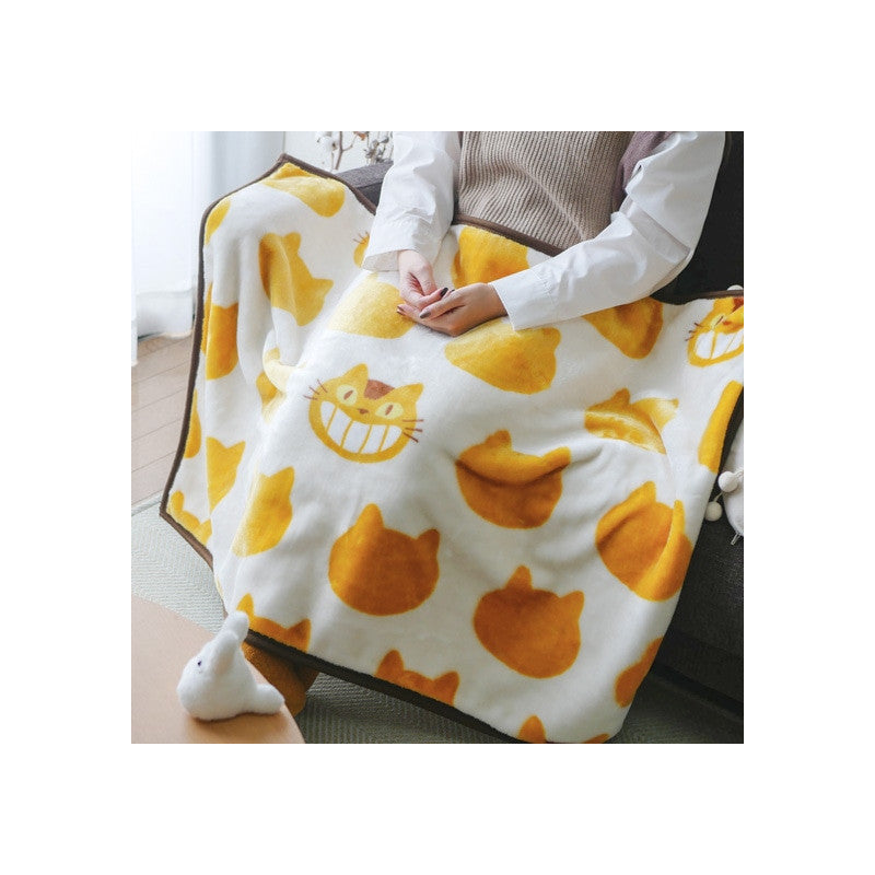 PLAID SILHOUETTE CHATBUS 70X100 CM - MON VOISIN TOTORO