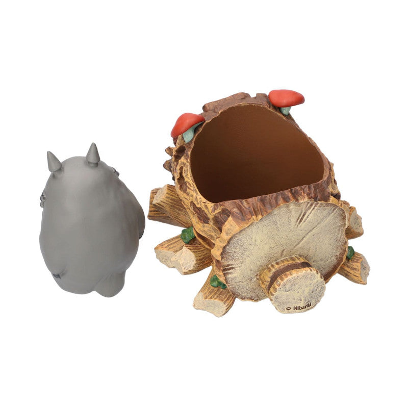 PLANTER TOTORO GRIS & WAGON CHATBUS - MON VOISIN TOTORO