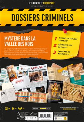 Dossiers Criminels : Mystère ds la Vallée des Rois
