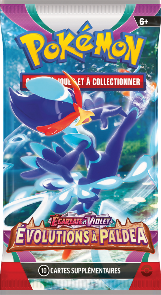 Pokémon JCC - Écarlate et Violet - Pack de Booster Évolutions à Paldea (Display x36) - flash vidéo