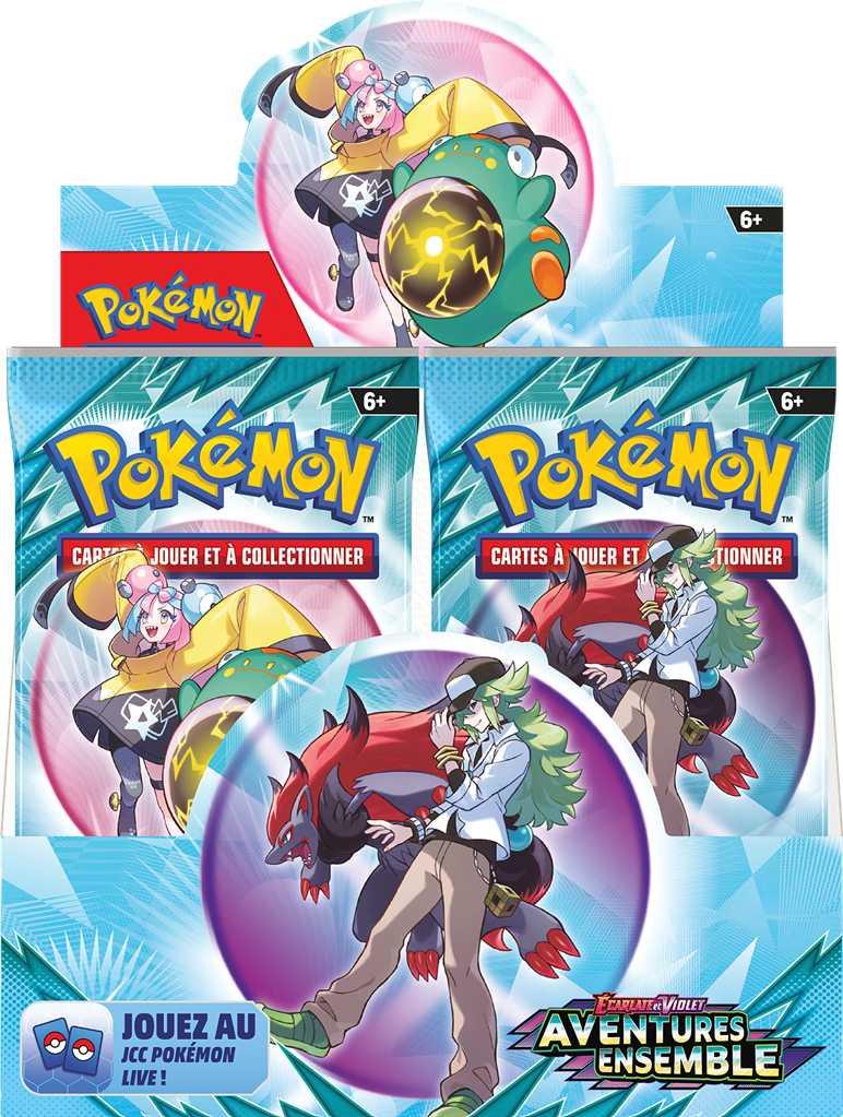 Pokémon JCC - Écarlate et Violet - Pack de Booster EV09 Aventures Ensemble (Display x36)