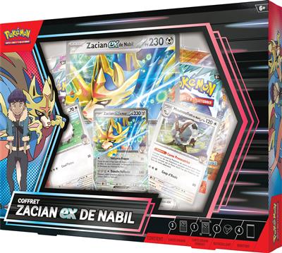 Pokémon : Coffret ex Mars Zacian-ex de Nabil