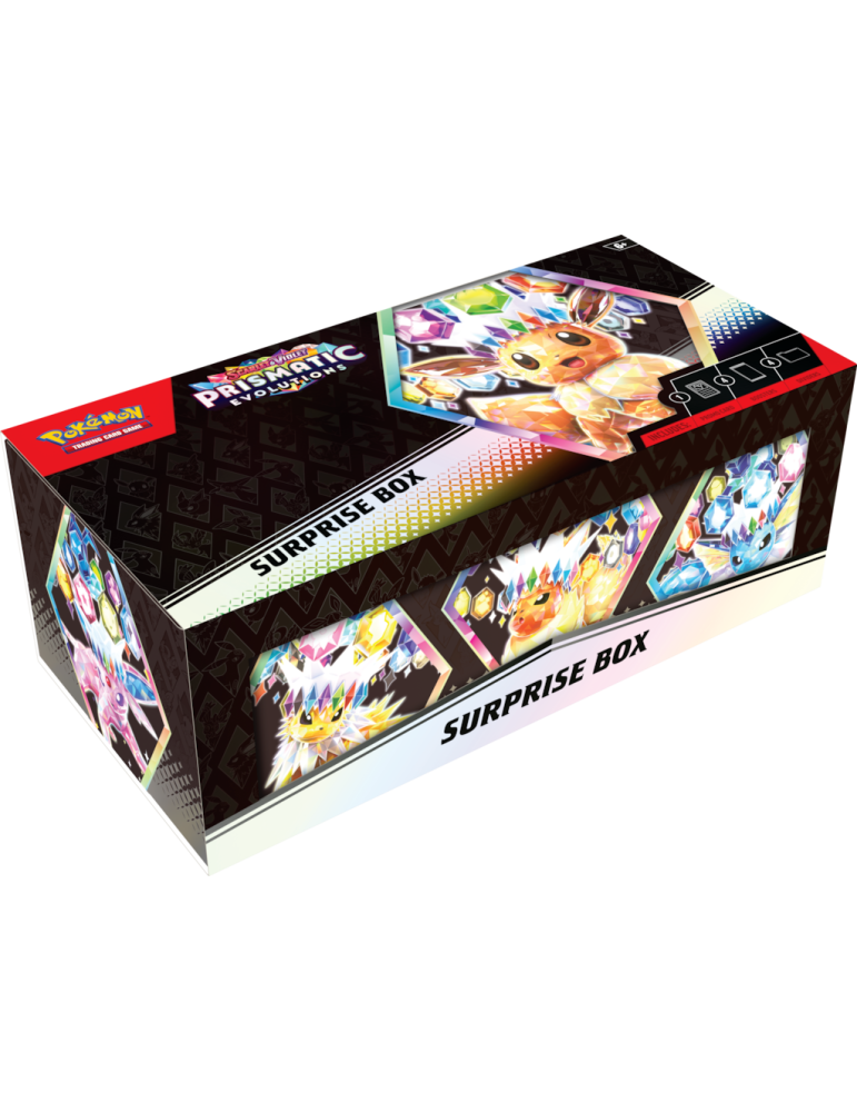 Pokémon JCC - Écarlate et Violet - Boîte surprise EV 8.5 Évolutions Prismatiques - flash vidéo