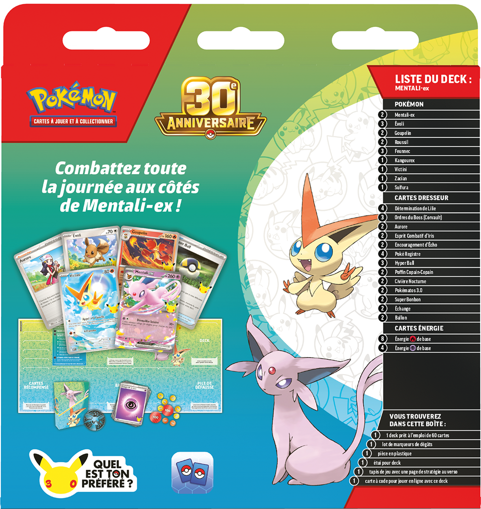 Pokémon 30A : Deck du Dresseur (2 visuels)