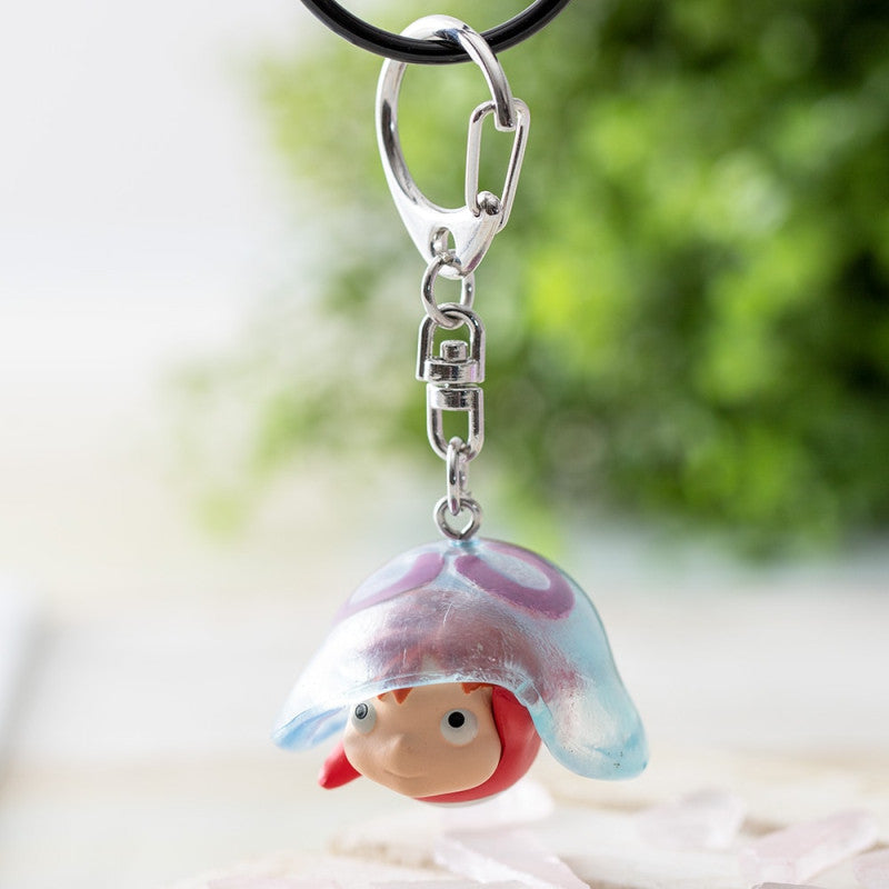 PORTE-CLÉS 3D PONYO ET MÉDUSE - PONYO SUR LA FALAISE