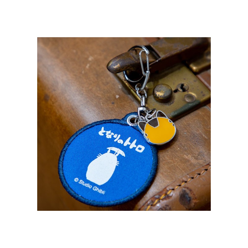 PORTE-CLÉS BRODERIE ARRÊT DE BUS - MON VOISIN TOTORO