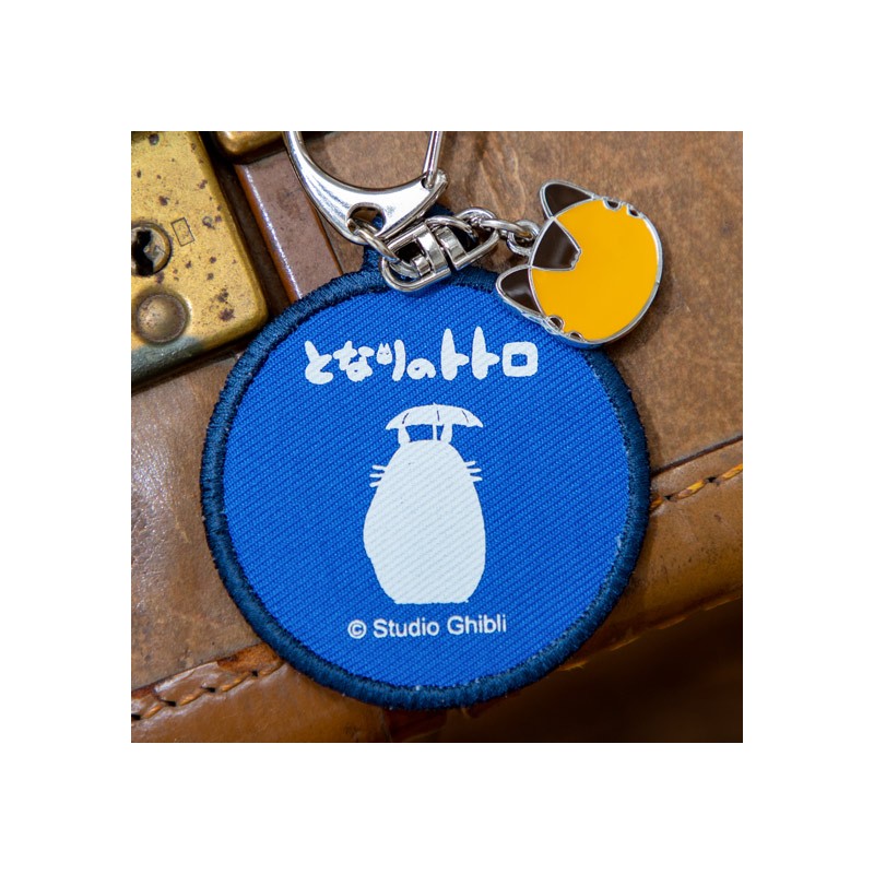 PORTE-CLÉS BRODERIE ARRÊT DE BUS - MON VOISIN TOTORO