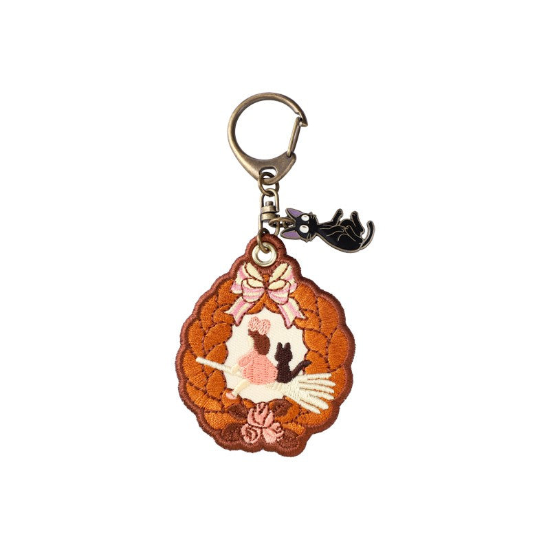 PORTE-CLÉS BRODERIE COURONNE DE PAIN - KIKI LA PETITE SORCIÈRE