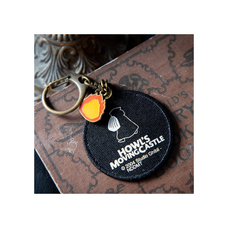 PORTE-CLÉS BRODERIE DISQUE MAGIQUE - LE CHÂTEAU AMBULANT