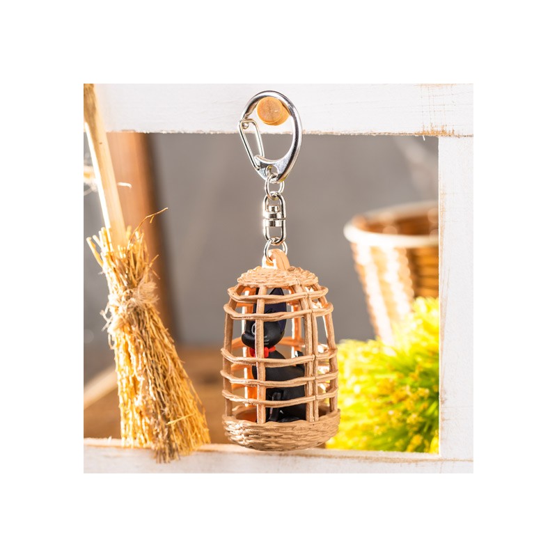 PORTE-CLÉS JIJI EN CAGE - KIKI LA PETITE SORCIÈRE
