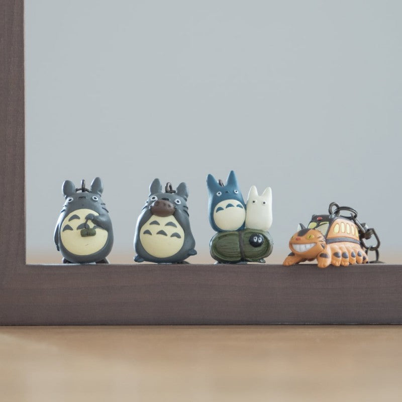 PORTE-CLÉS TOTORO BLEU ET BLANC - MON VOISIN TOTORO