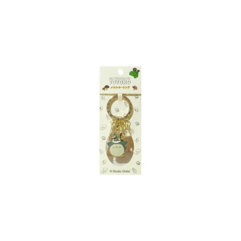 PORTE-CLÉS MÉTAL TOTORO GRIS SOURIRE – MON VOISIN TOTORO