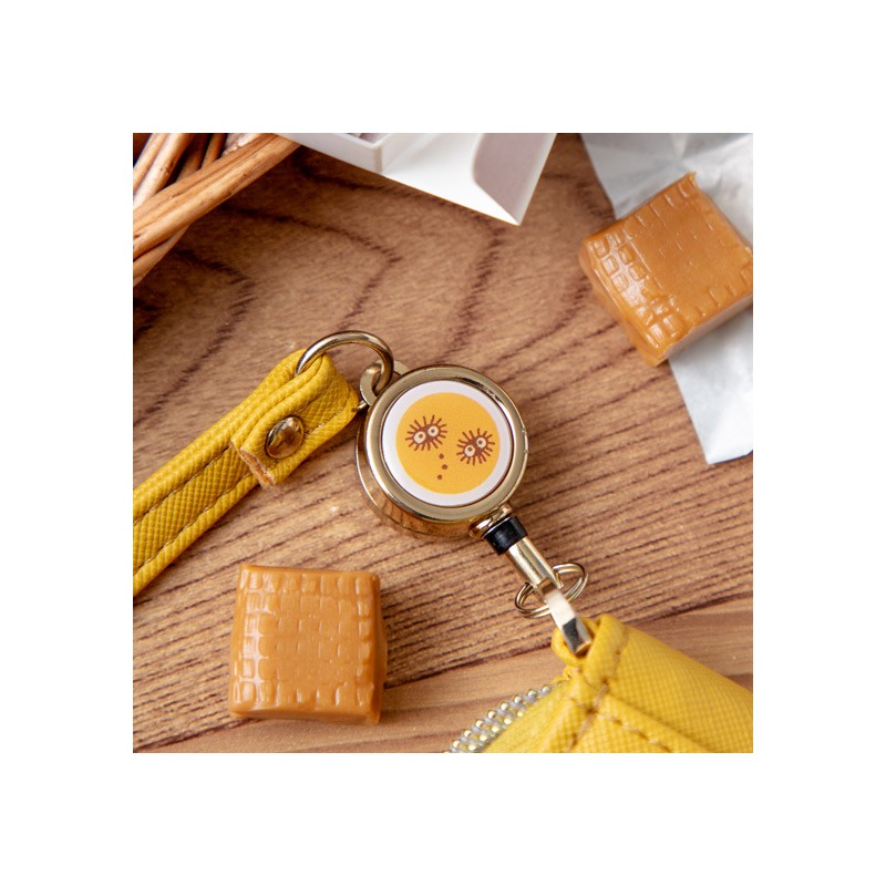 PORTE-MONNAIE JAUNE TOTORO PATCHS - MON VOISIN TOTORO