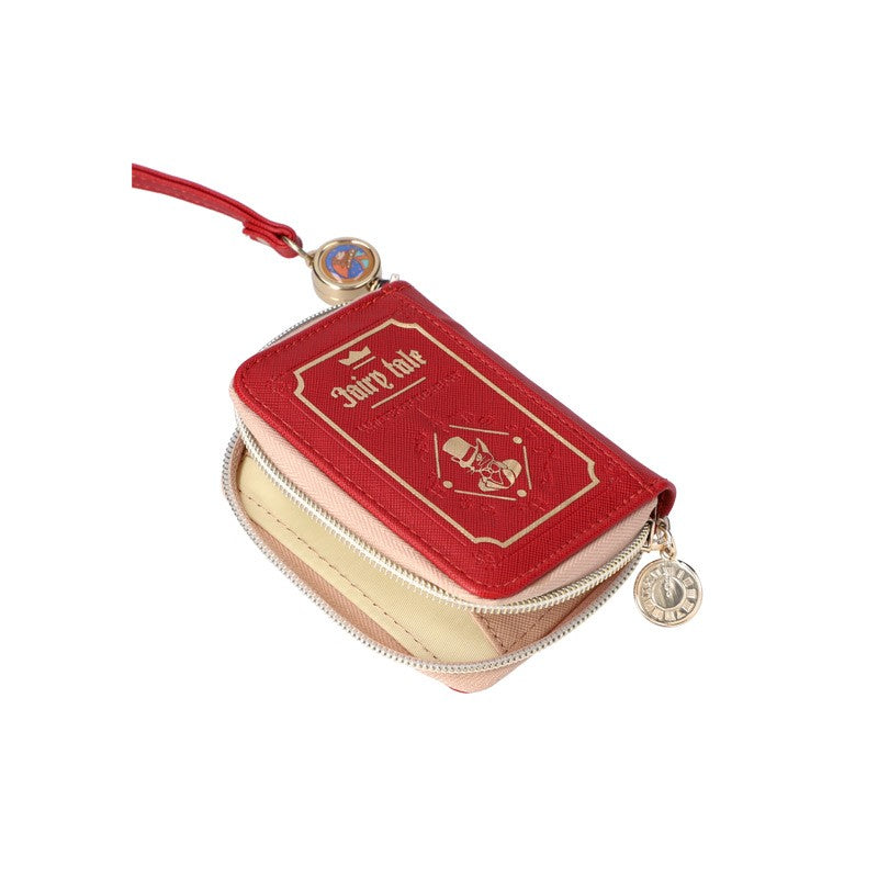 PORTE-MONNAIE ROUGE LIVRE DE CONTES - SI TU TENDS L'OREILLE