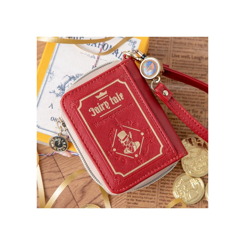 PORTE-MONNAIE ROUGE LIVRE DE CONTES - SI TU TENDS L'OREILLE