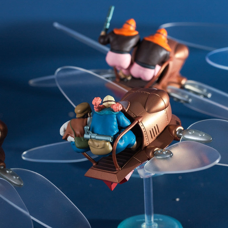 POSE COLLEC ASSORT. DE 5 FIGURINES FLAPTTER - LE CHÂTEAU DANS LE CIEL