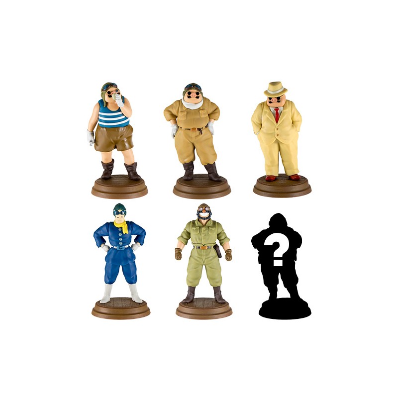 POSE COLLECTION ASSORT. DE 6 FIGURINES MARCO - PORCO ROSSO