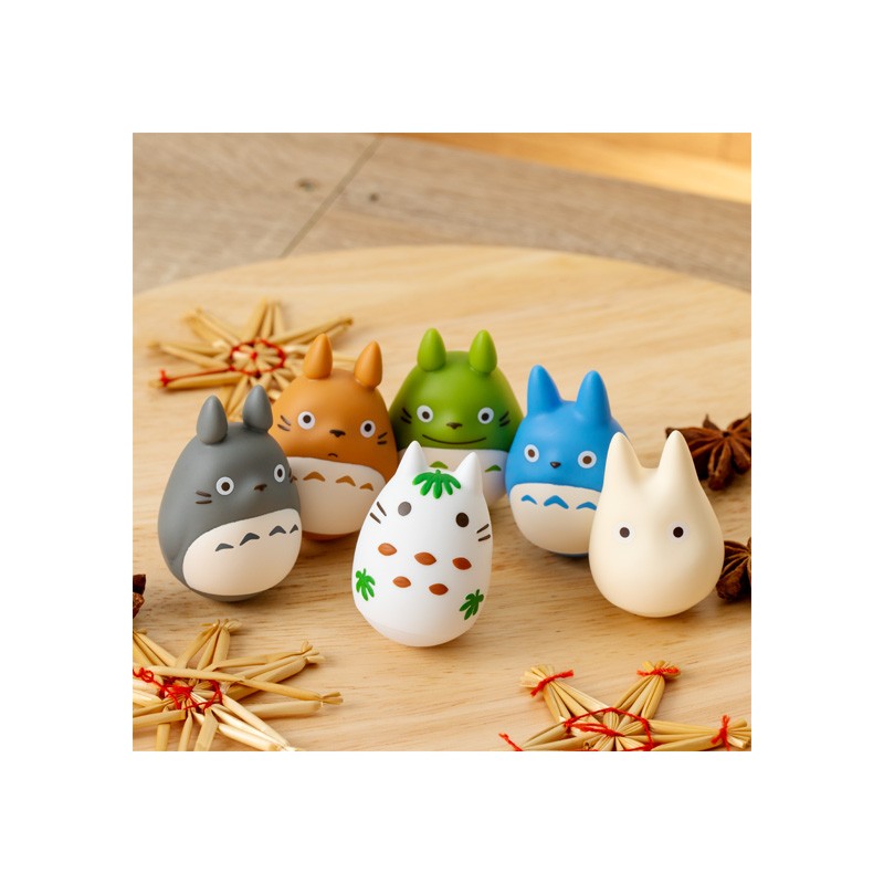 POSE COLLECTION ASSORT. DE 6 FIGURINES ROLY-POLY - MON VOISIN TOTORO