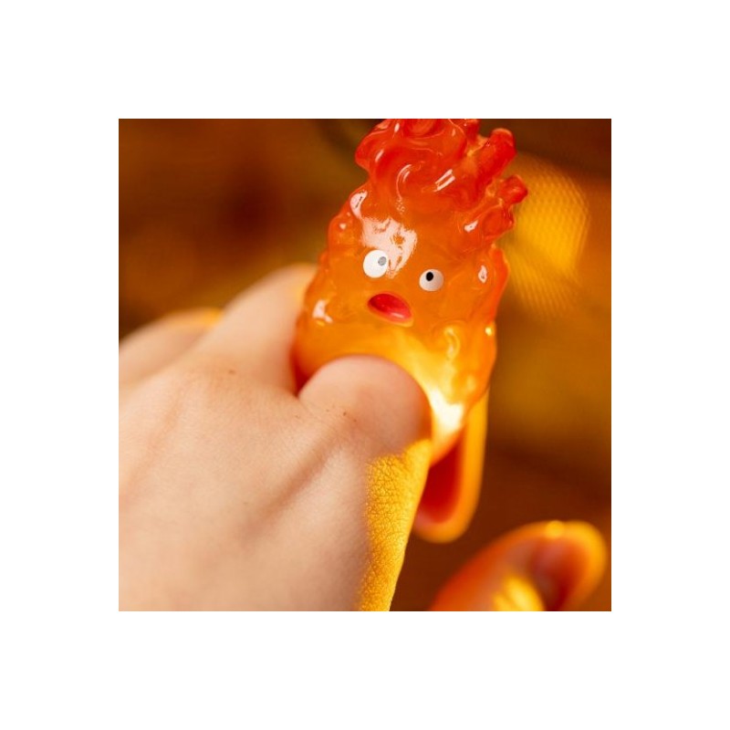 POSE COLLECTION ASSORT. DE 6 BAGUES CALCIFER - LE CHÂTEAU AMBULANT