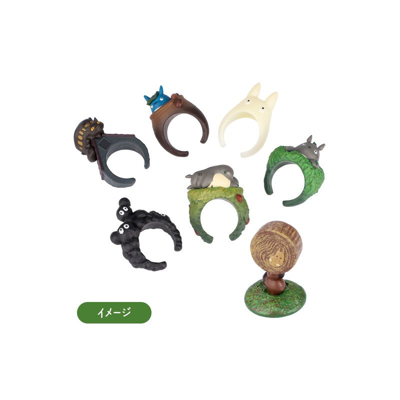 POSE COLLECTION TOTORO ASSORTIMENT DE 6 BAGUES - MON VOISIN TOTORO