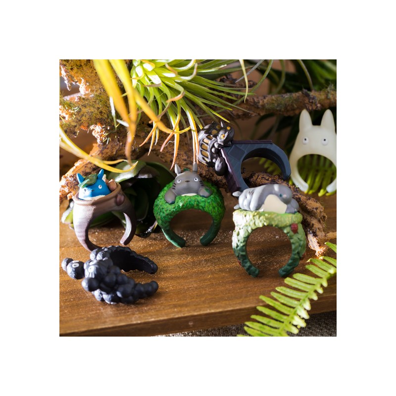 POSE COLLECTION TOTORO ASSORTIMENT DE 6 BAGUES - MON VOISIN TOTORO