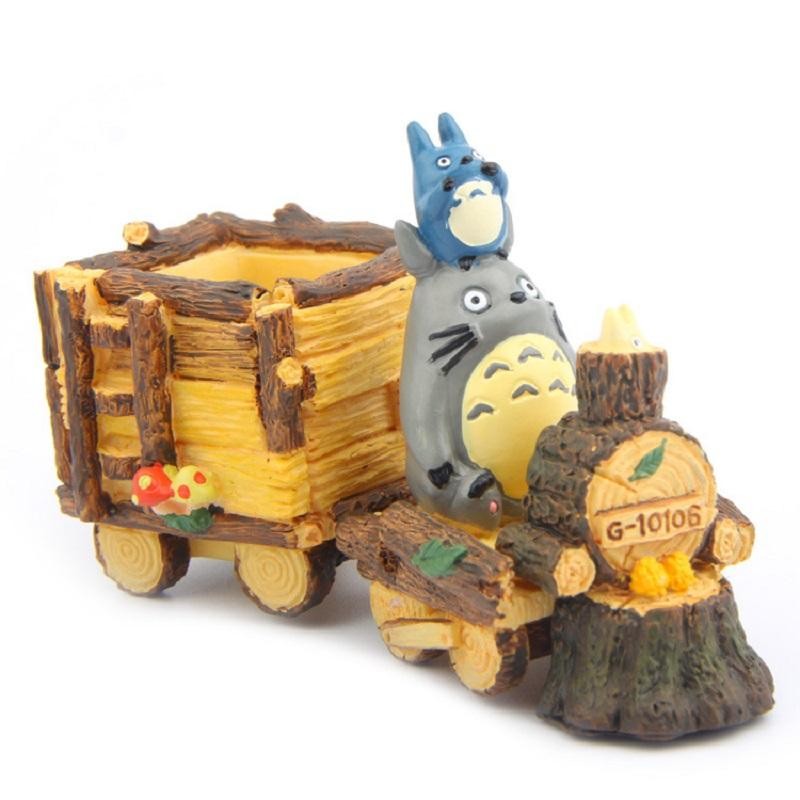 POT DE FLEUR TOTORO TRAIN - MON VOISIN TOTORO