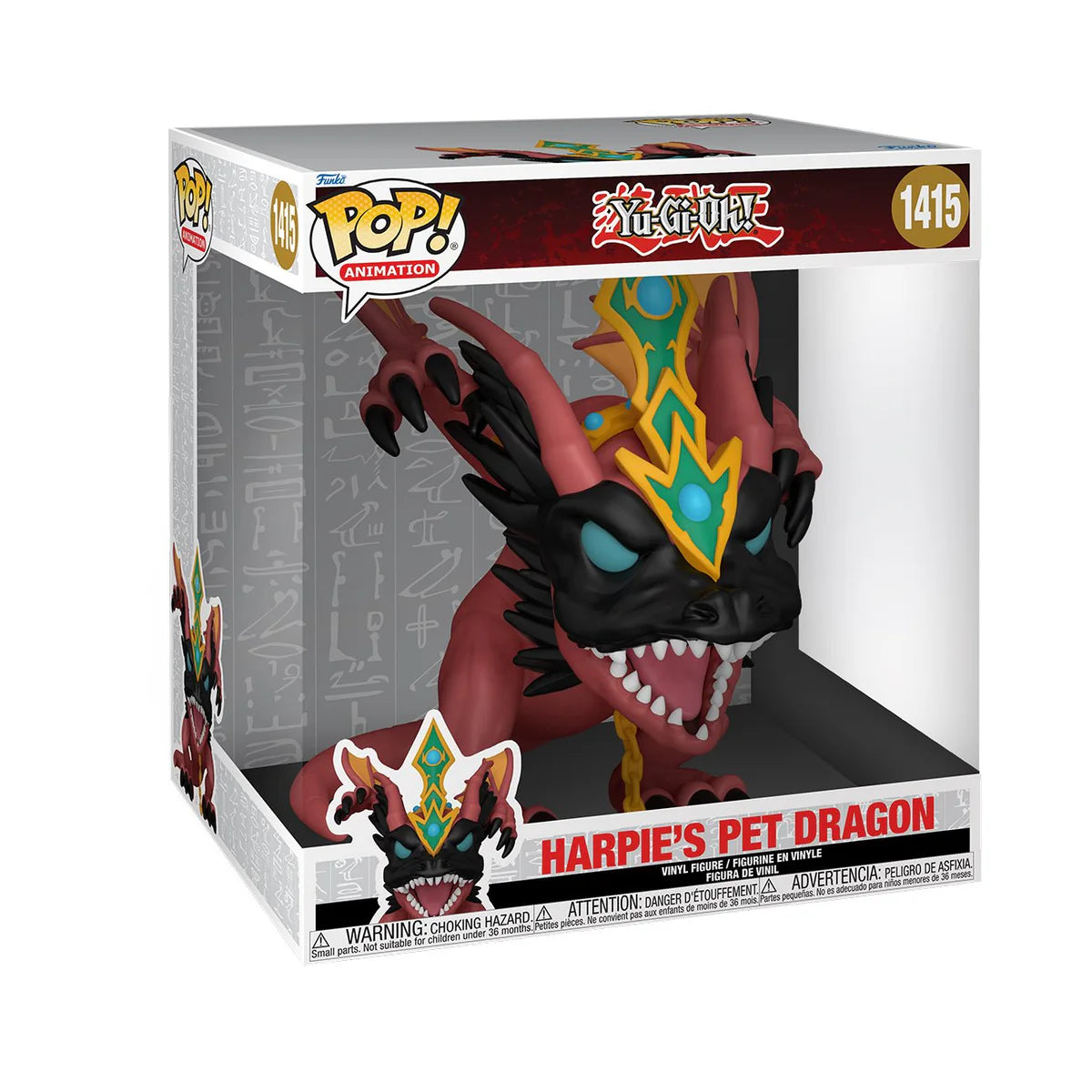 Funko Pop! Jumbo: Yu-Gi-Oh! - Harpie's Pet Dragon 10" Super Sized Pop! - flash vidéo