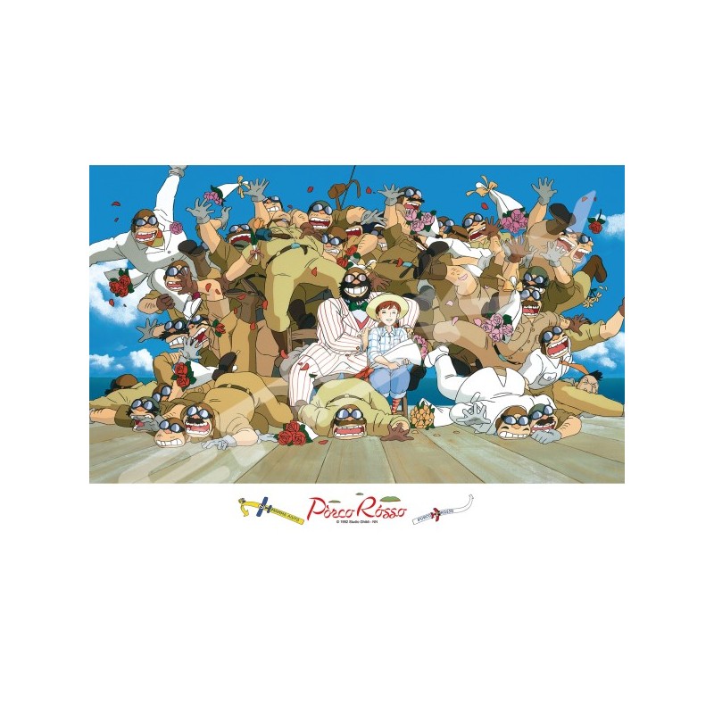 PUZZLE 500P PHOTO COMMÉMORATIVE - PORCO ROSSO