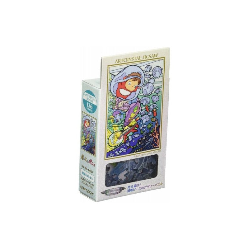 PUZZLE VITRAIL 126P PONYO SOUS LA MER - PONYO SUR LA FALAISE