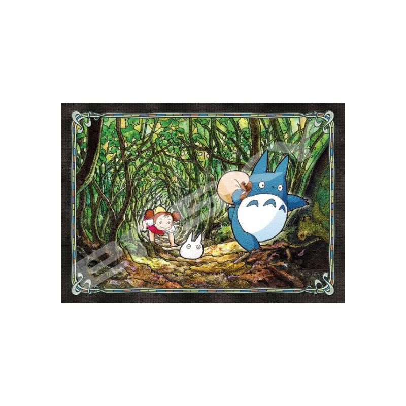 PUZZLE VITRAIL 208P TUNNEL SECRET -MON VOISIN TOTORO