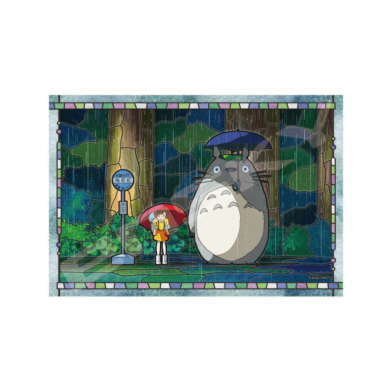 PUZZLE VITRAIL 300P ARRÊT DE BUS - MON VOISIN TOTORO