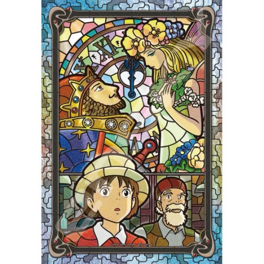Ghibli - Si tu tends l'oreille - Puzzle effet vitrail "Horloge de Chikyuya" 300pcs - flash vidéo