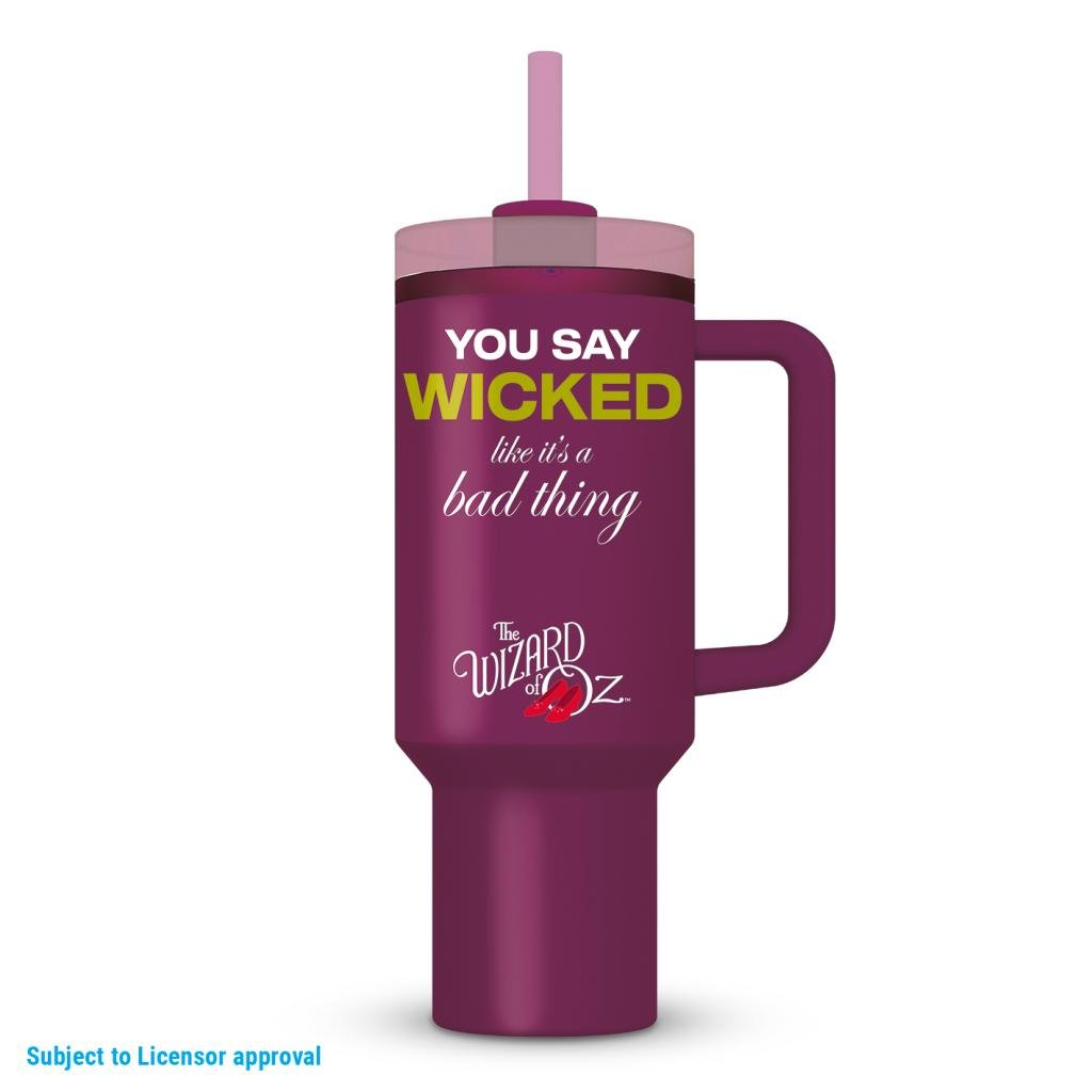 Le Magicien d'Oz - Mug de voyage en acier inoxydable "Wicked You Say" 1.2L - flash vidéo