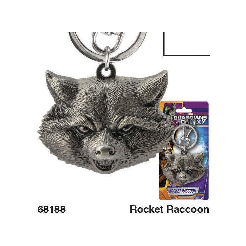 ROCKET RACCOON PEWTER PORTE-CLÉS