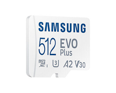 SAMSUNG MicroSD Evo+ 512GB - flash vidéo
