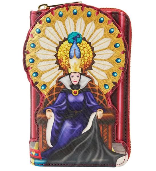 Loungefly: Disney Snow White - Evil Queen Throne Zip Around Wallet - flash vidéo