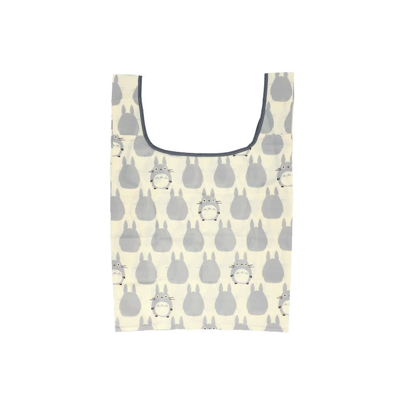 SAC PLIABLE SILHOUETTE TOTORO GRIS 40X20 CM - MON VOISIN TOTORO