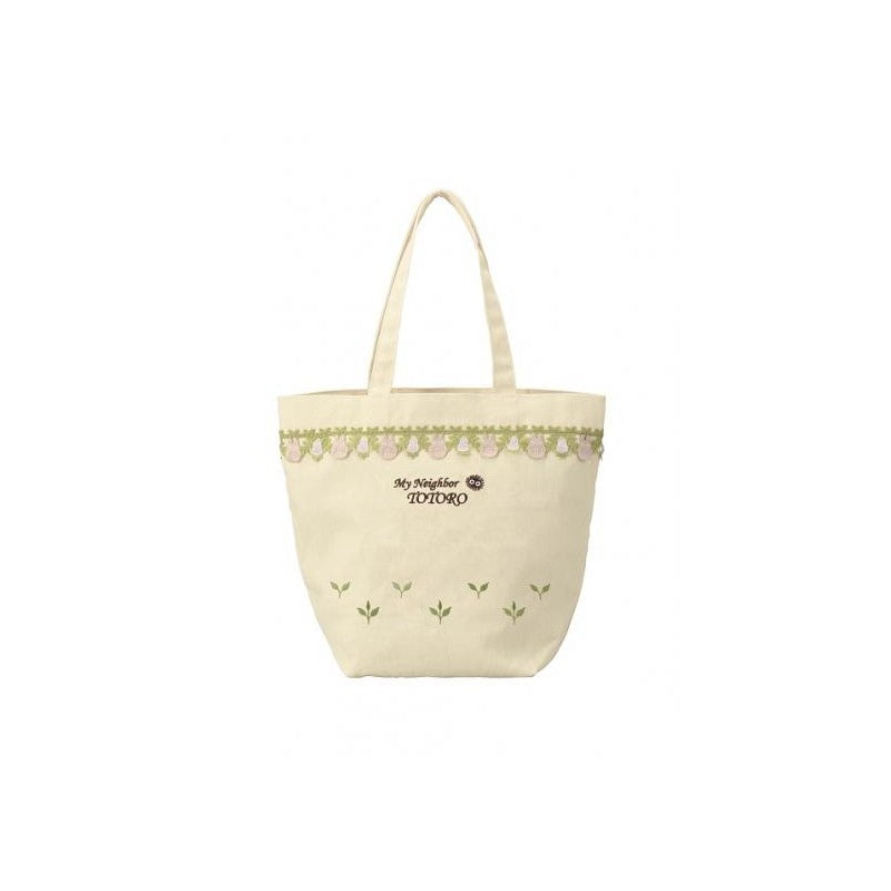 SAC TOTORO GRIS ET BLANC PRAIRIE 32 X 15 CM - MON VOISIN TOTORO